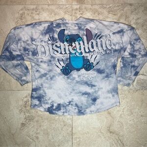 Disneyland Spirit Jersey Pullover Large Lilo and Stitch Disney Tie Dye